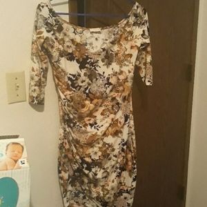 Cute Floral Asymmetrical Dress